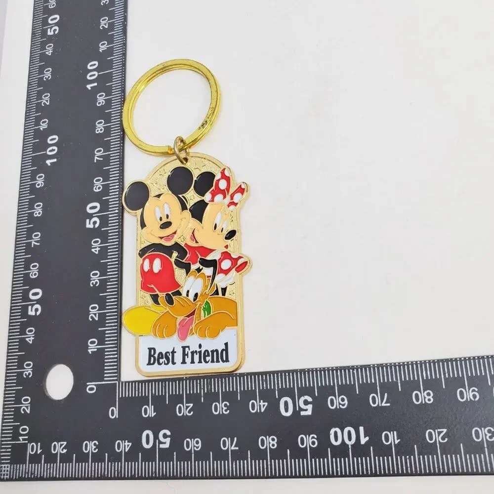 Disney Parks Mickey Minnie & Pluto Best Friend Keychain